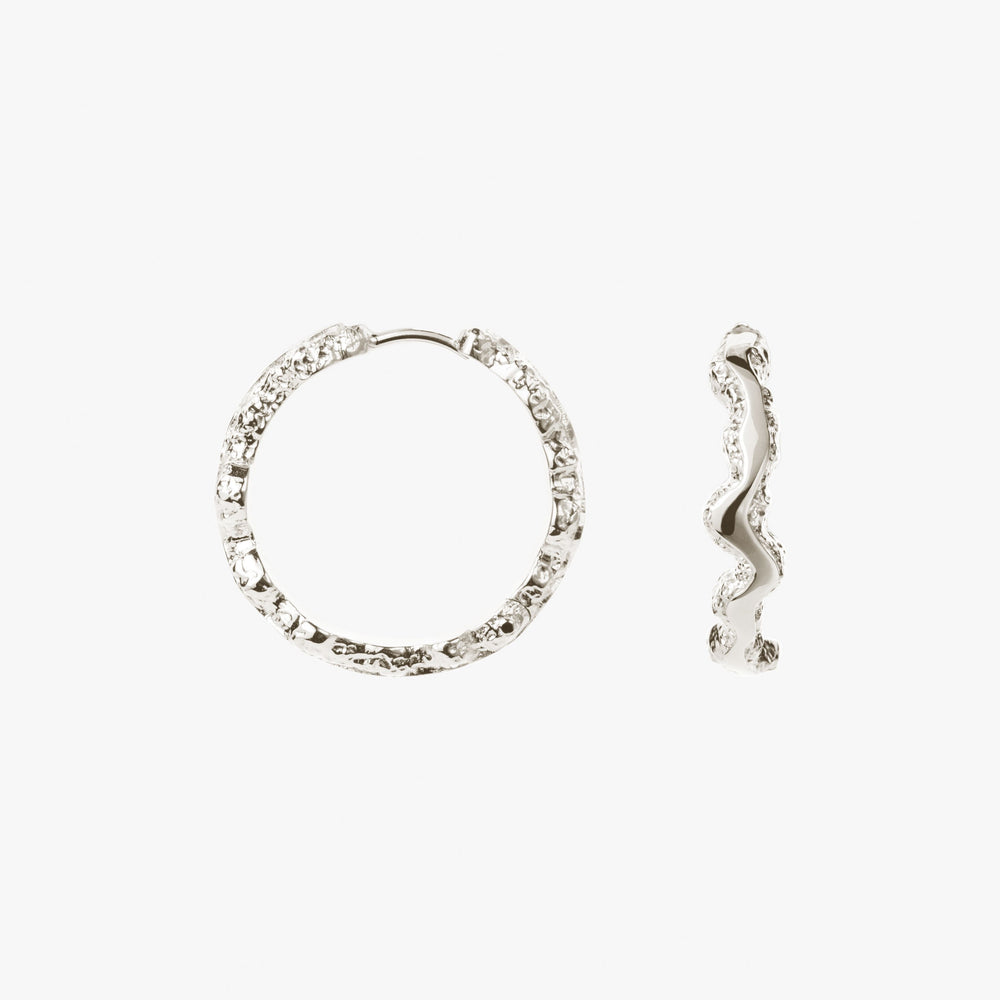 Large Shiny Sparkly Hoops