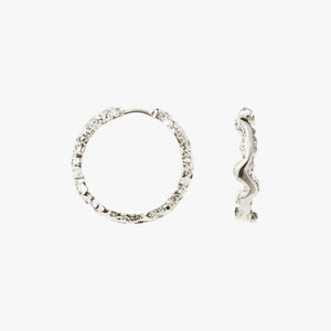 Large Shiny Sparkly Hoops