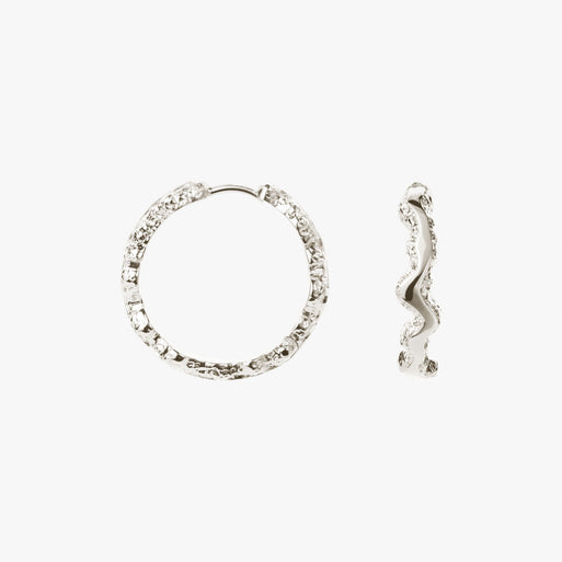 Large Shiny Sparkly Hoops