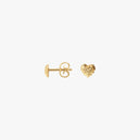 Sparkly Heart Stud Earrings
