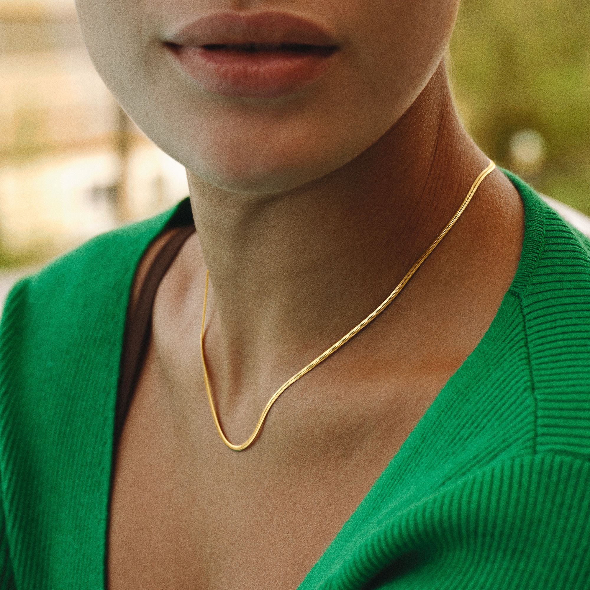 Small Essentia Snake Necklace