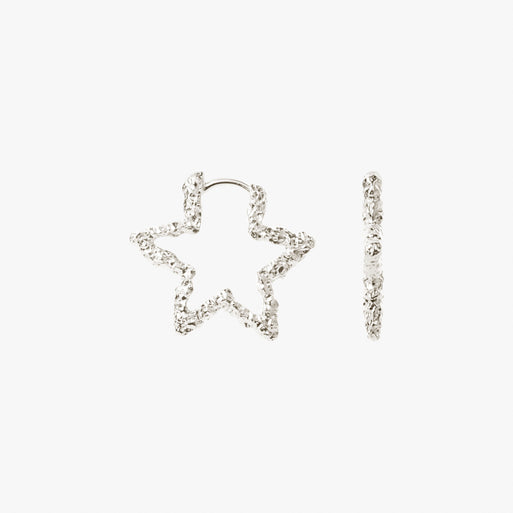 Star Sparkly Hoops