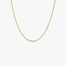 Large Twisted Sparkly Necklace