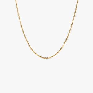 Large Twisted Sparkly Necklace