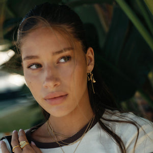 Star Sparkly Hoops