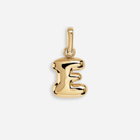 Letter Puffer Charm - E