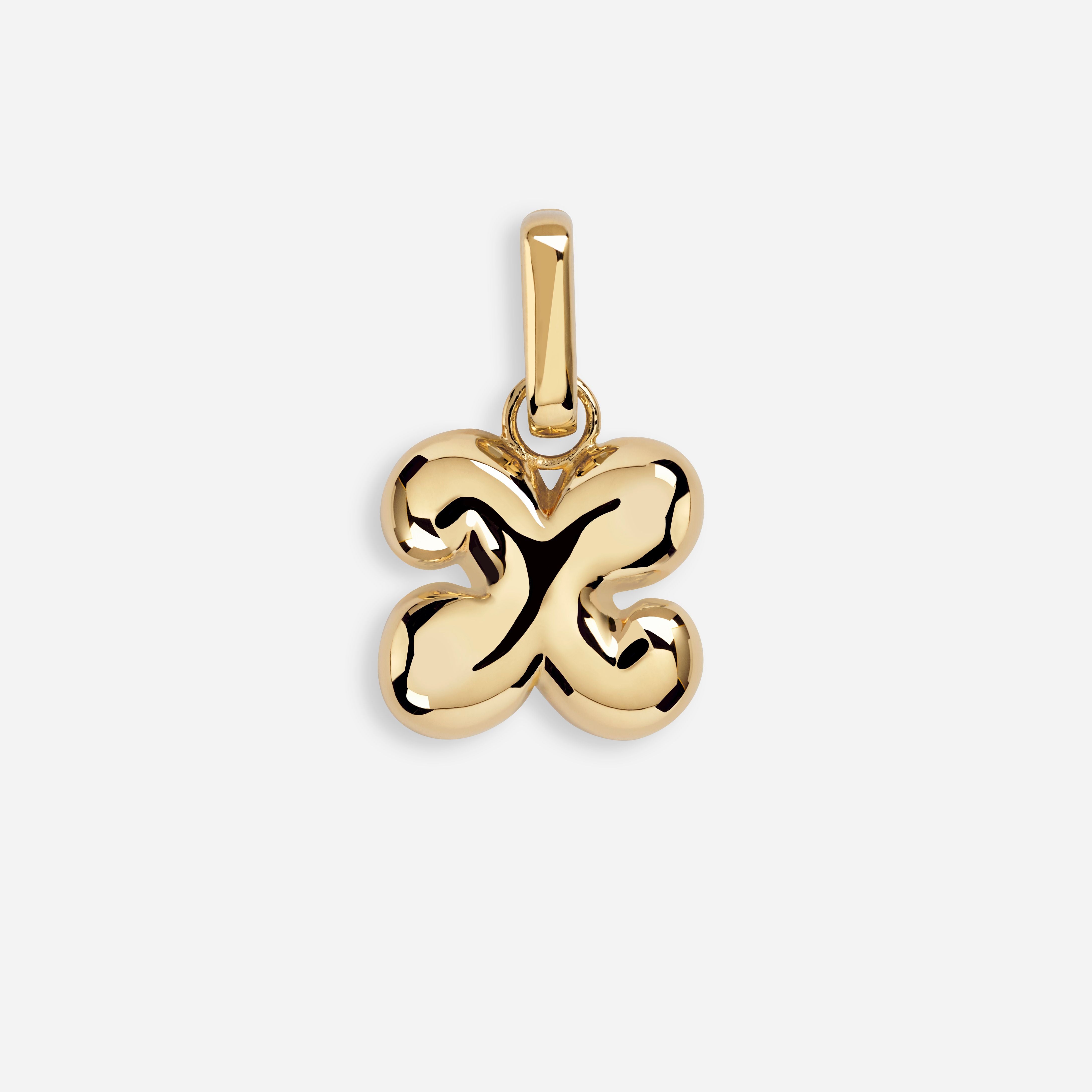 Letter Puffer Charm - X