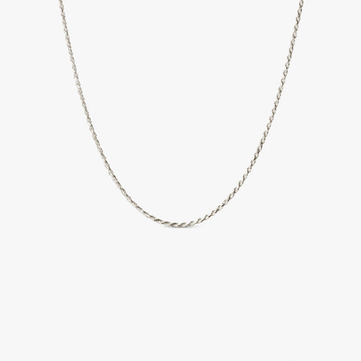 Large Twisted Sparkly Necklace