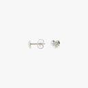 Sparkly Heart Stud Earrings