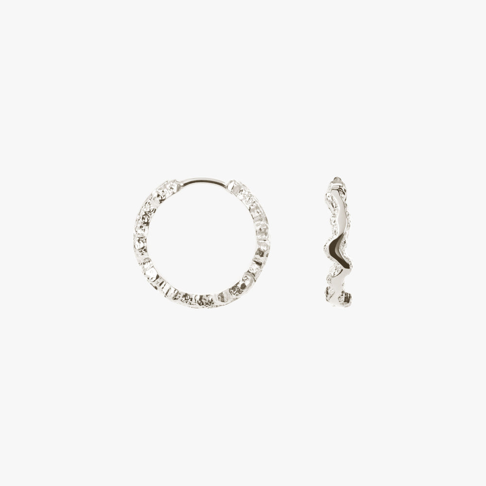 Small Shiny Sparkly Hoops
