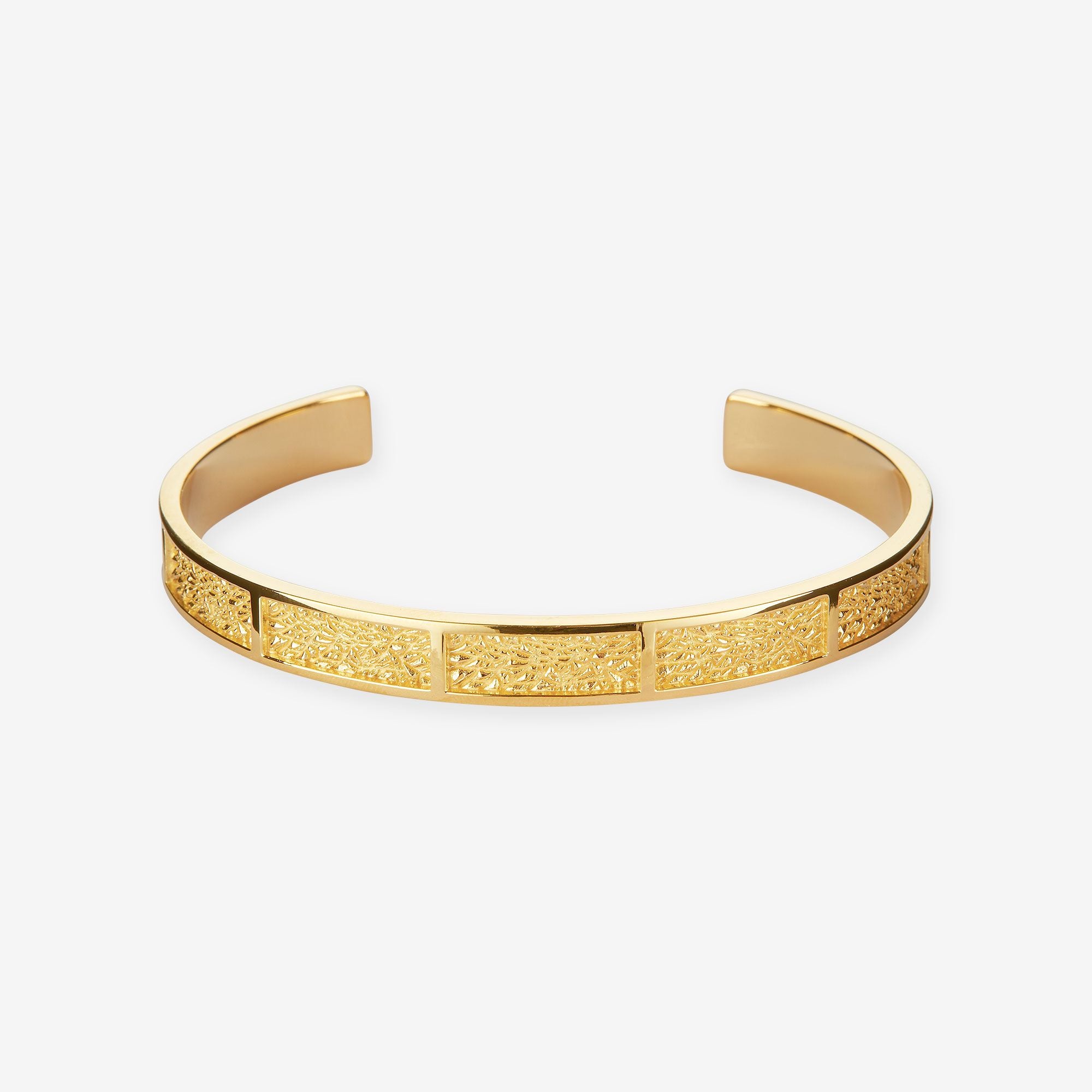 Mellan Tekstur Armring