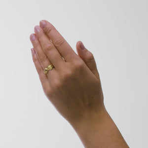 Liten Blurry Layers Ring