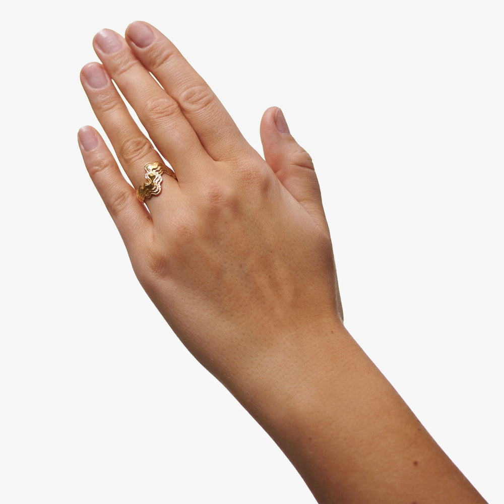 Mellan Blurry Layers Ring