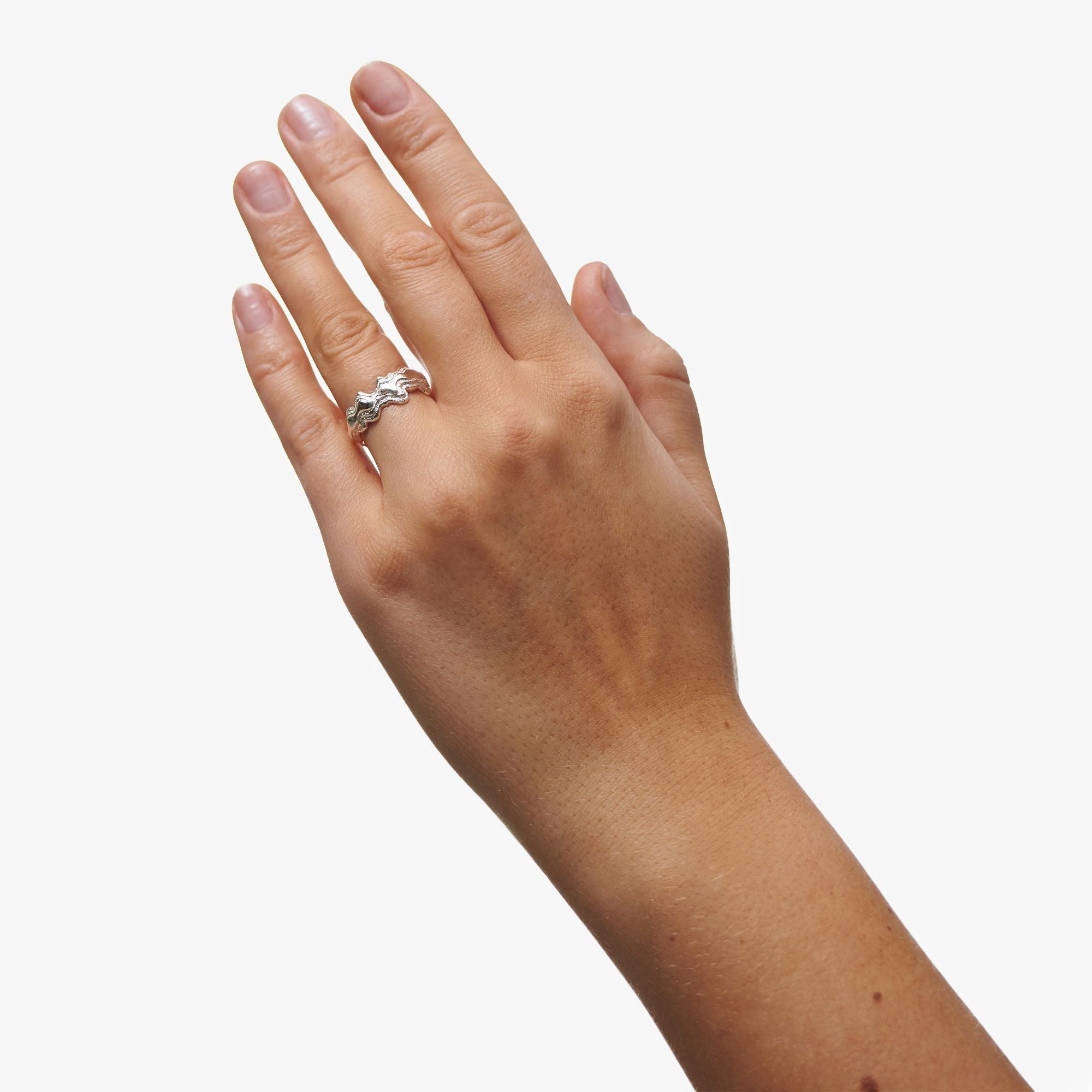 Liten Blurry Layers Ring
